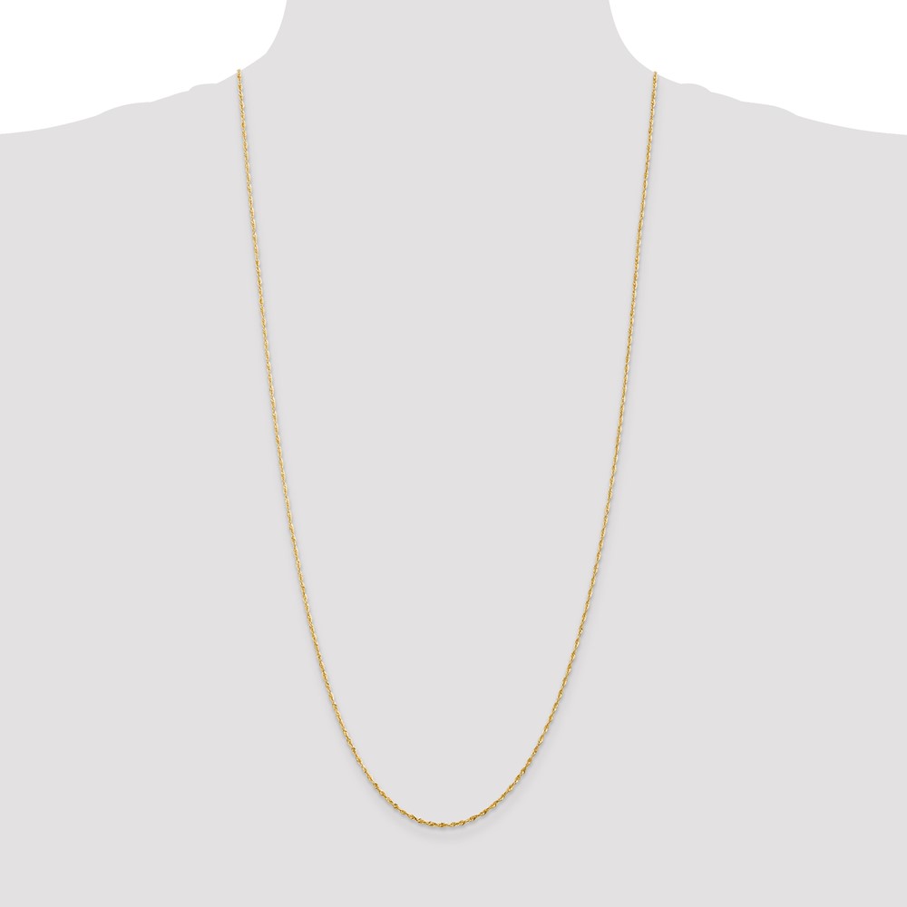 10k 1.5mm Extra-Light D/C Rope Chain (10EX012-30)