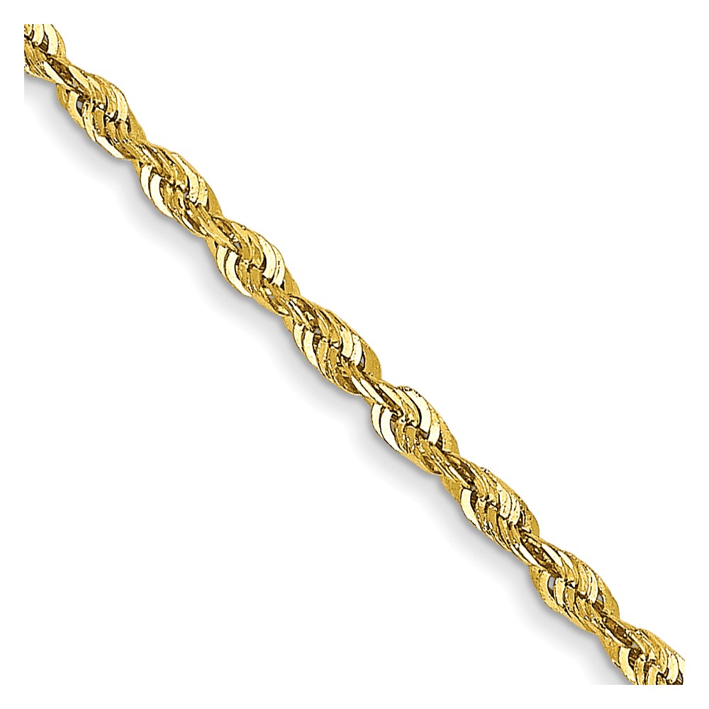 10k 1.5mm Extra-Light D/C Rope Chain (10EX012-16)