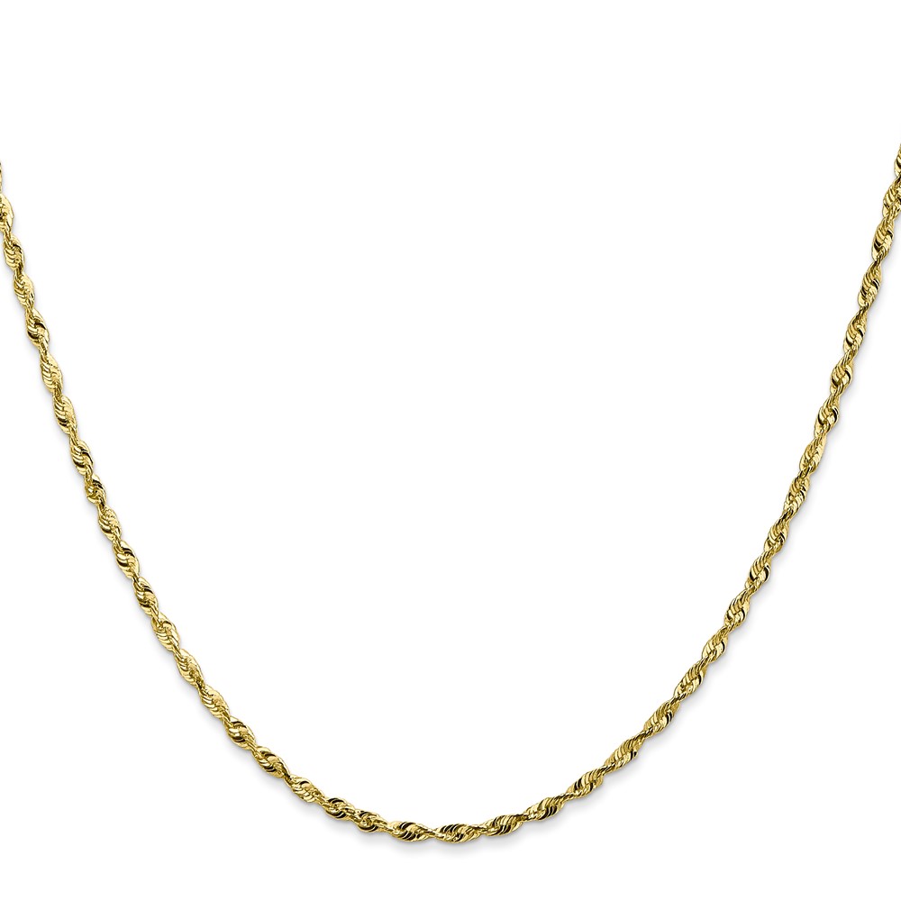 10k 1.8mm Extra-Light D/C Rope Chain (10EX014-30)