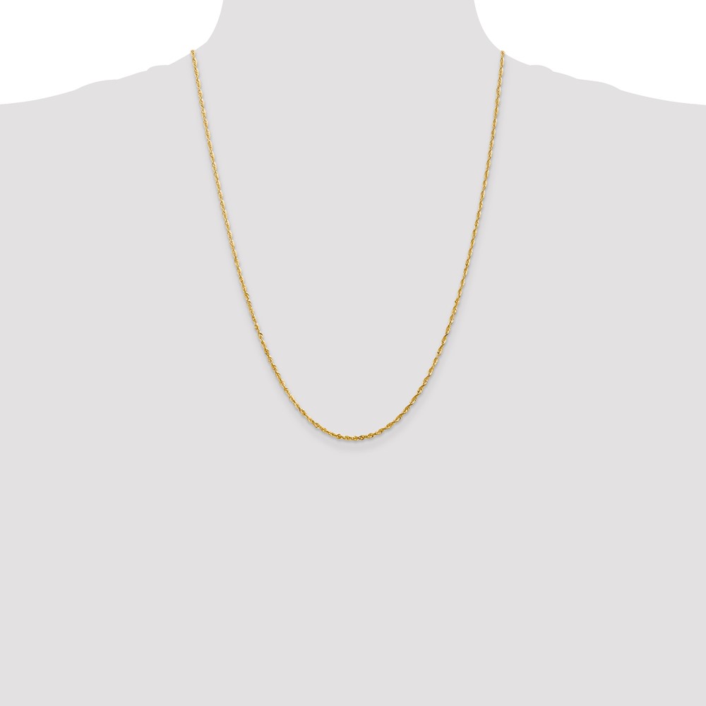 10k 2.0mm Extra-Light D/C Rope Chain (10EX016-24)