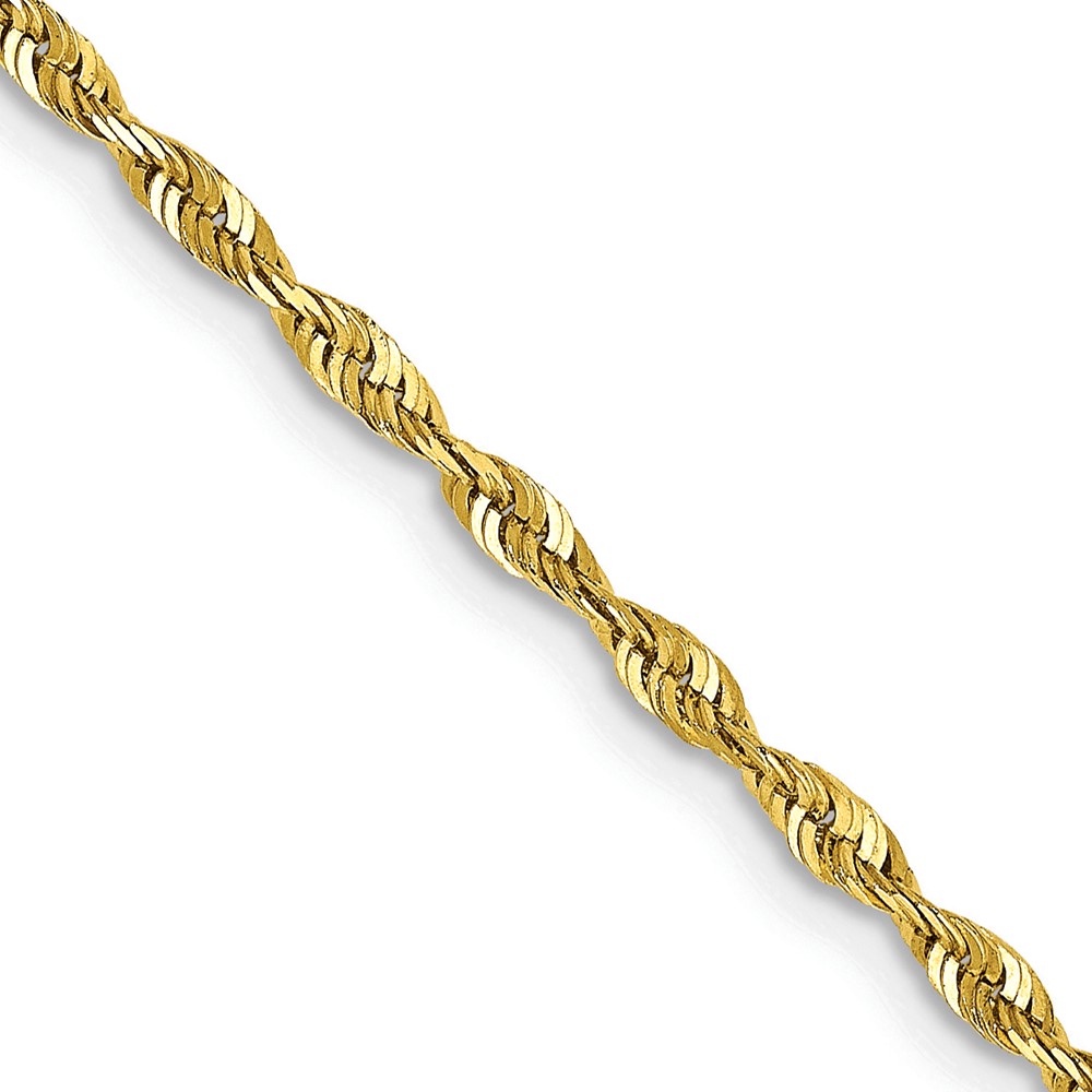 10k 2.0mm Extra-Light D/C Rope Chain (10EX016-18)