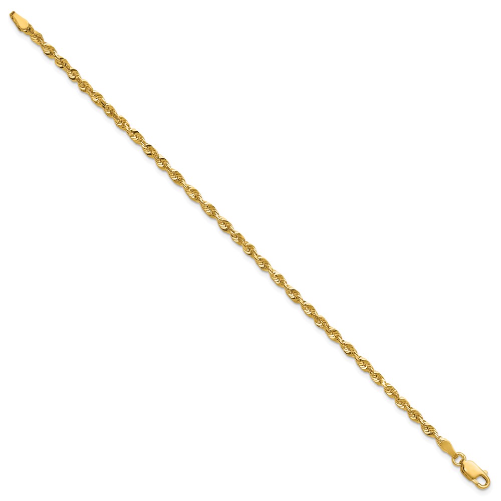 10k 2.75mm Extra-Light D/C Rope Chain (10EX023-7)