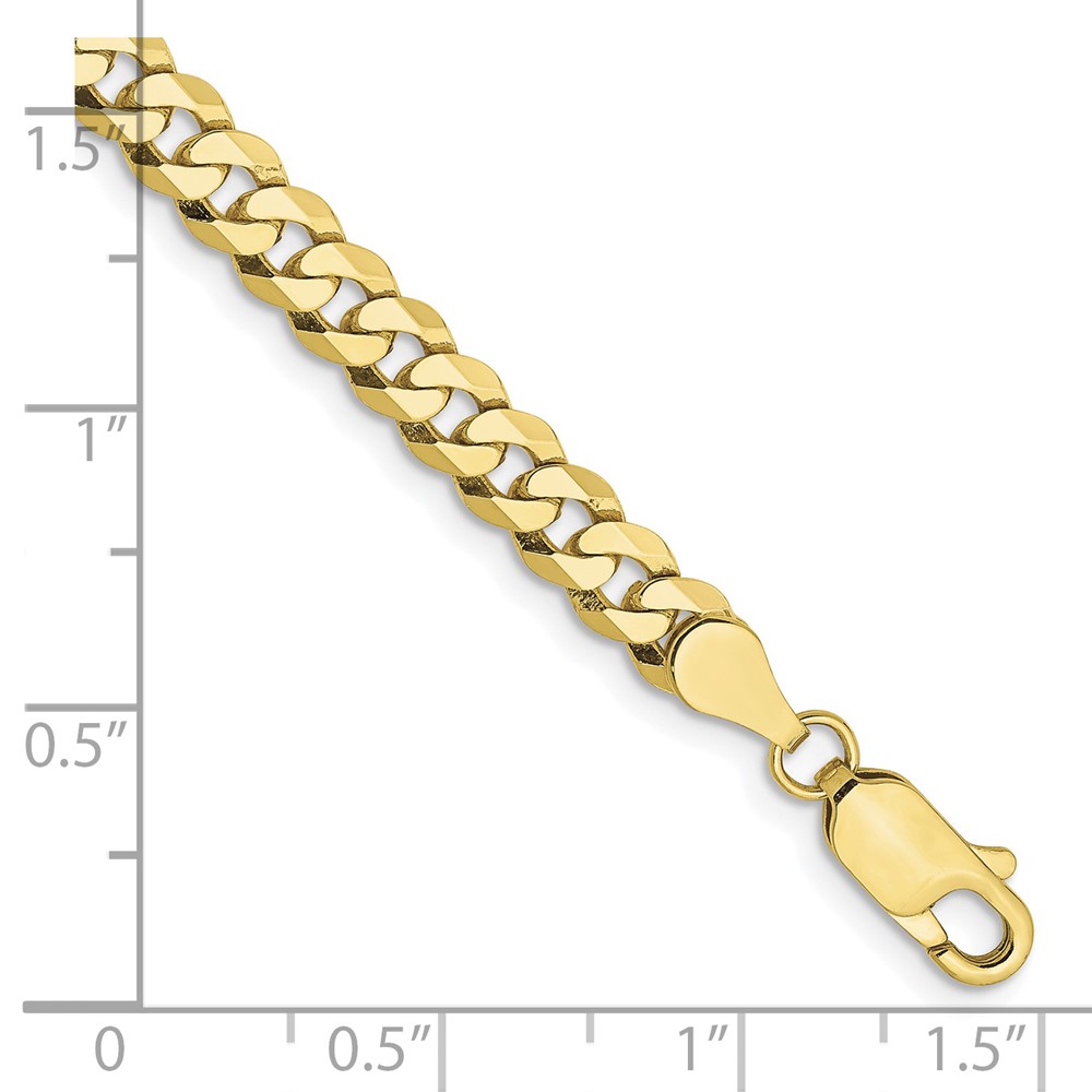 10k 4.75mm Flat Beveled Curb Chain (10FBU120-9)