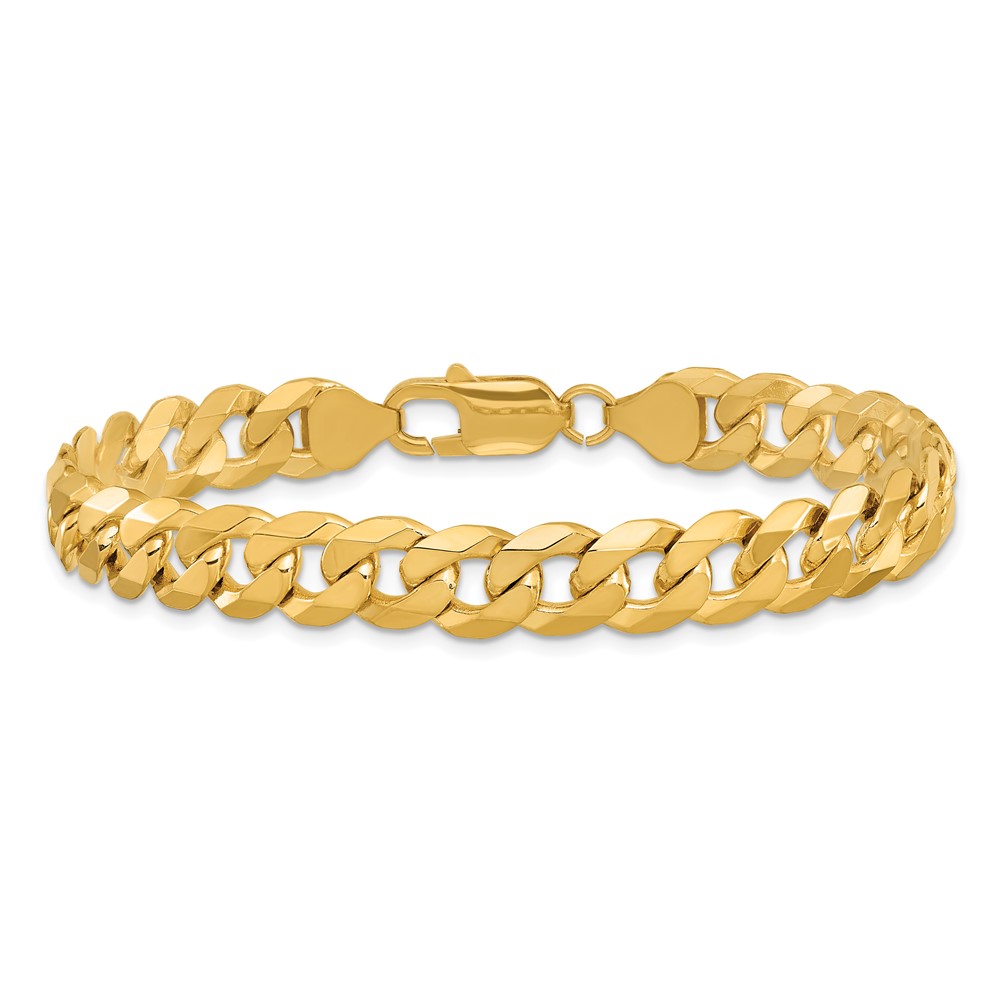 10k 8.25mm Flat Beveled Curb Chain (10FBU220-9)