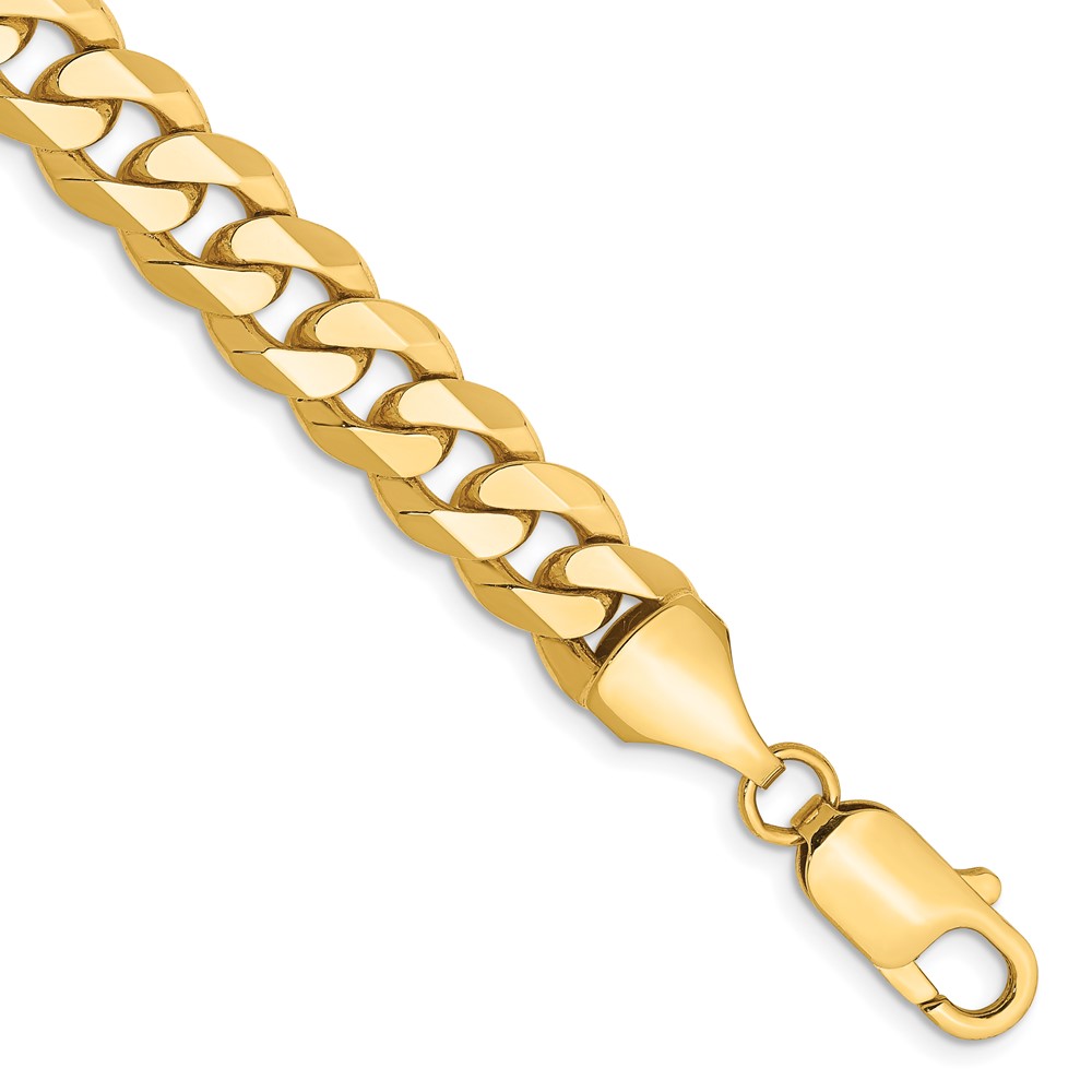 10k 8.25mm Flat Beveled Curb Chain (10FBU220-9)