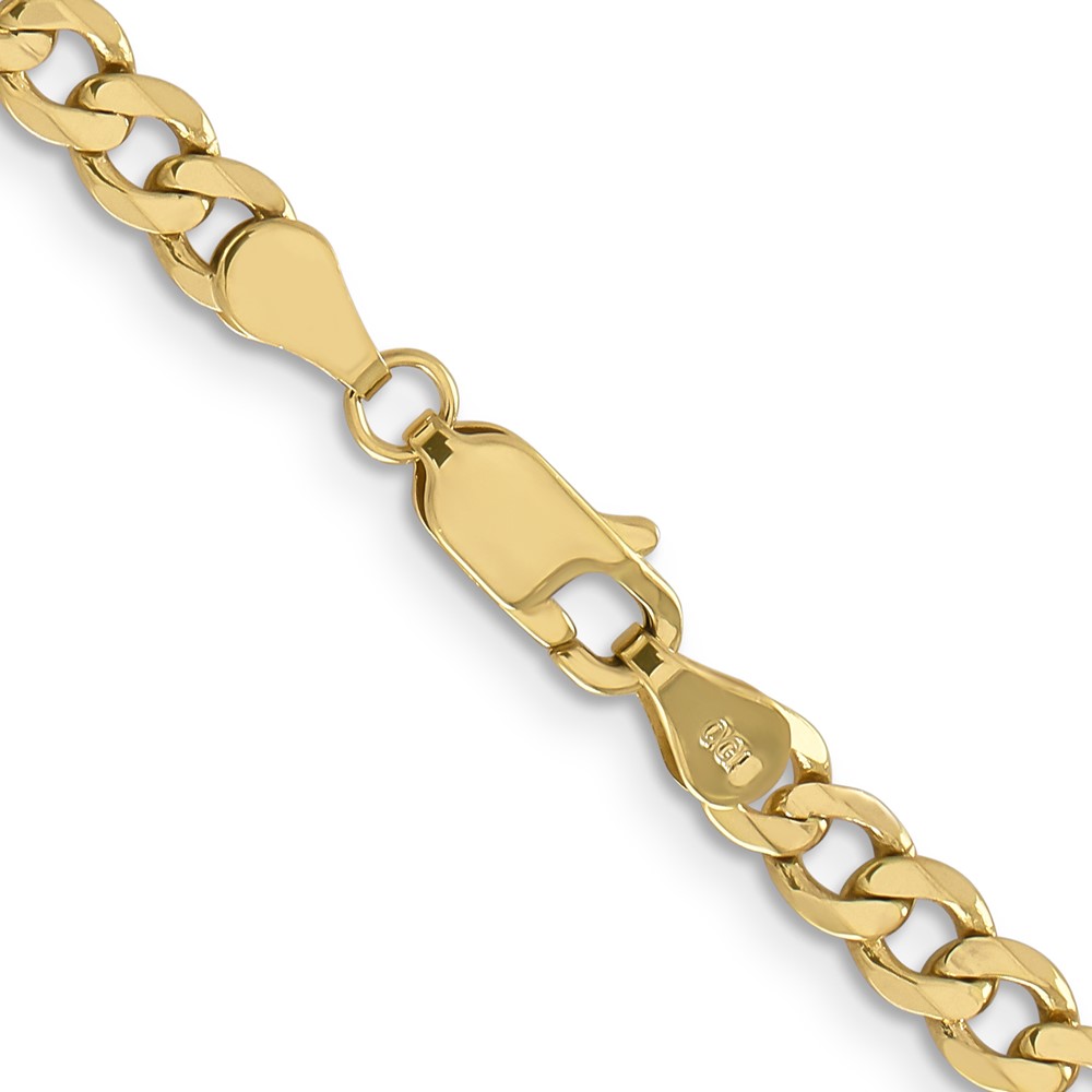 10K 4.75mm Flat Figaro Chain (10FG120-22)
