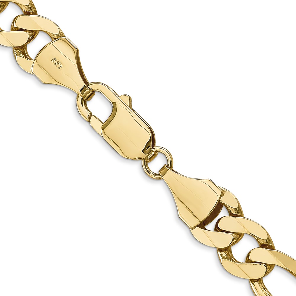 10K 8.75mm Flat Figaro Chain (10FG220-20)