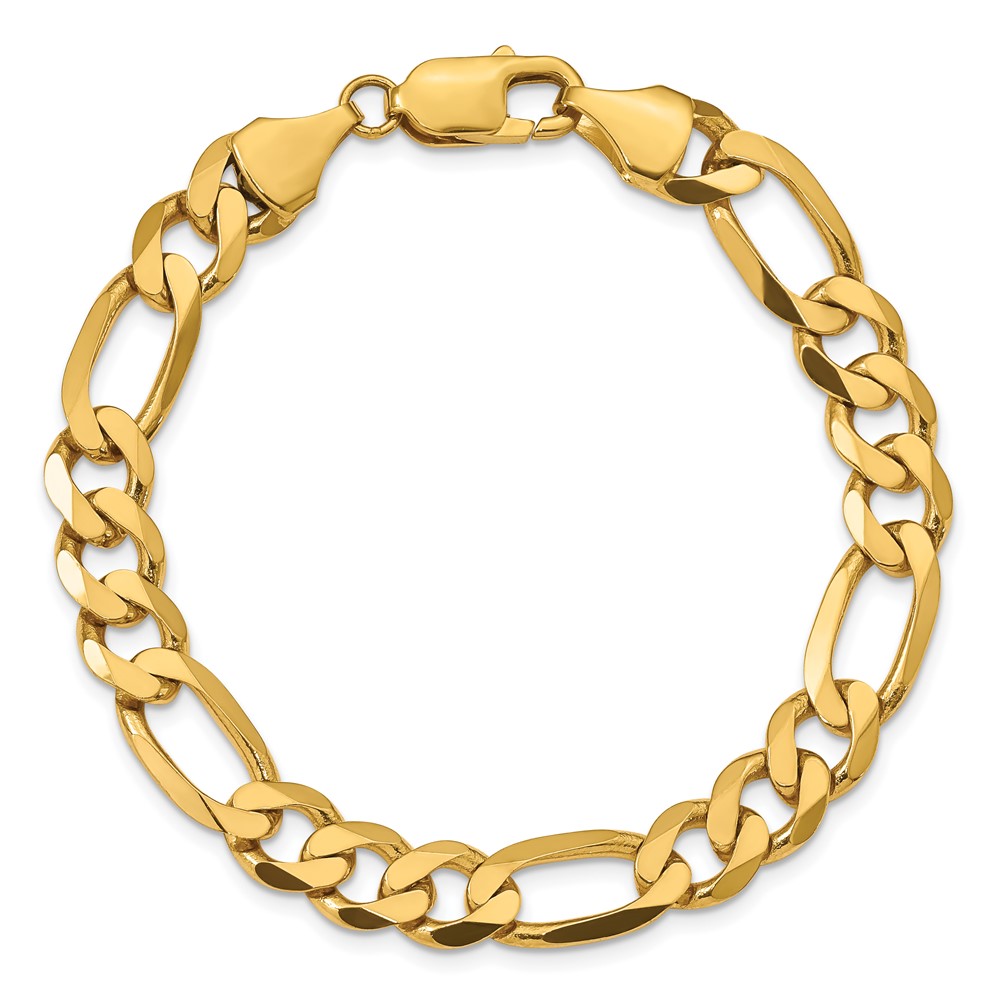 10K 8.75mm Flat Figaro Chain (10FG220-9)