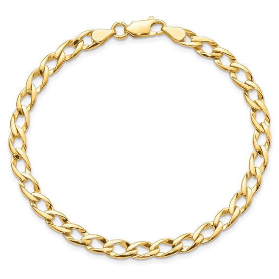 10k Fancy Link Bracelet