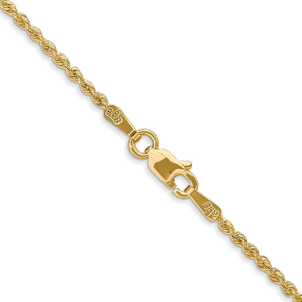 10k 1.50mm Regular Rope Chain (10K012S-18)