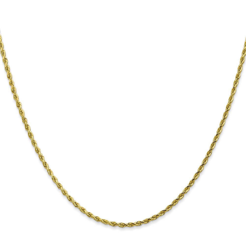 10k 1.75mm Diamond-cut Rope Chain (10K014-30)