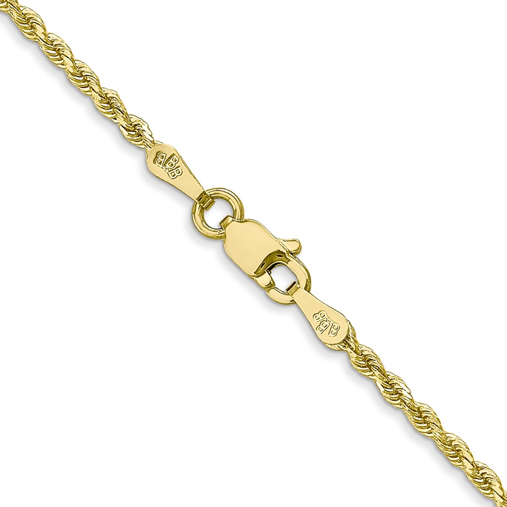 10k 1.75mm Diamond-cut Rope Chain (10K014-30)