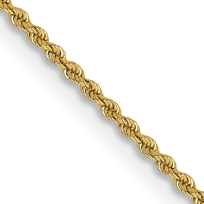 10k 2mm Regular Rope Chain (10K014S-16)