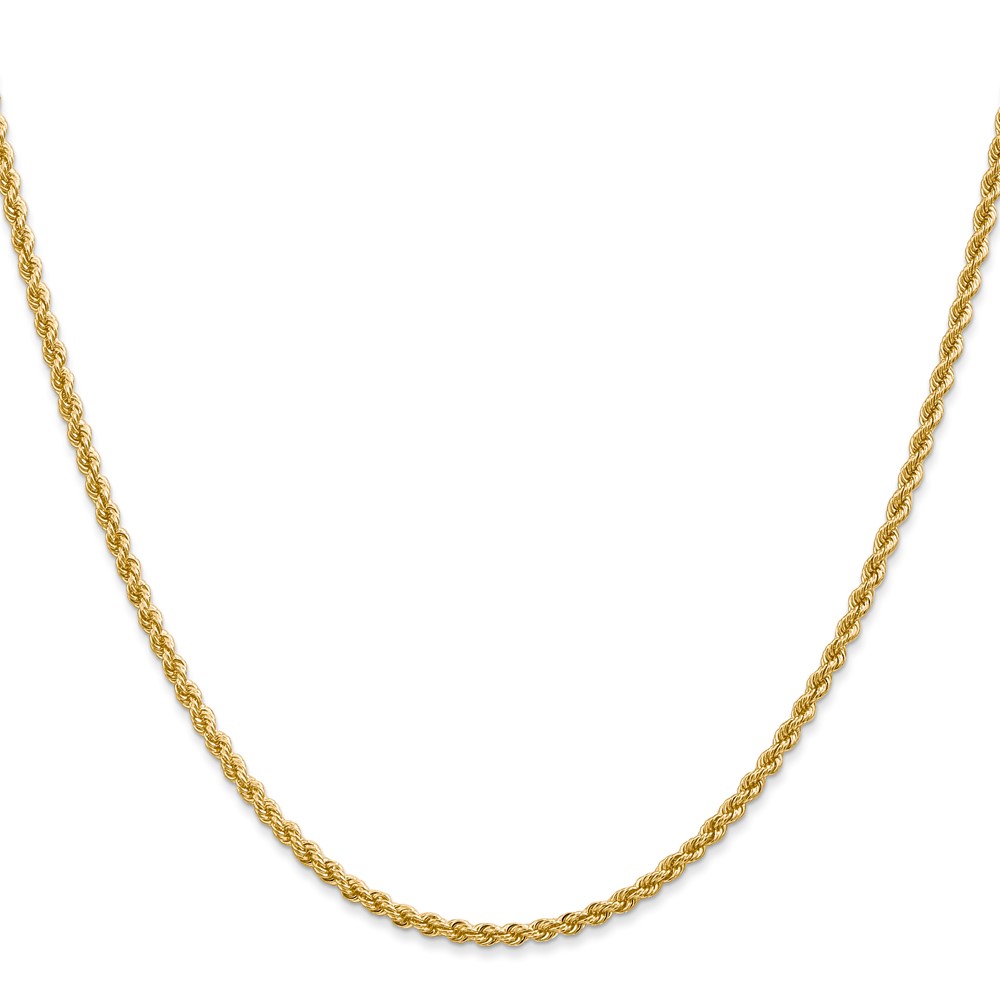 10k 2.25mm Regular Rope Chain (10K016S-22)