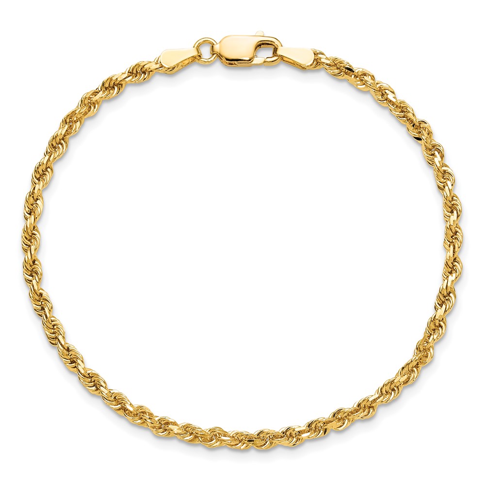 10k 2.75mm Diamond-cut Rope Chain (10K021-8)