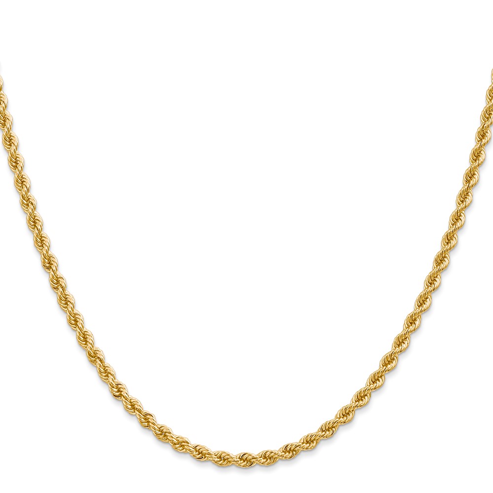 10k 2.75mm Regular Rope Chain (10K021S-24)