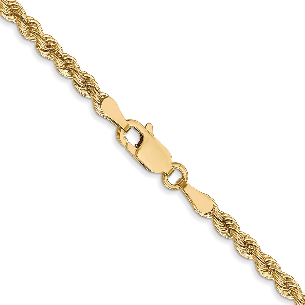 10k 2.75mm Regular Rope Chain (10K021S-24)