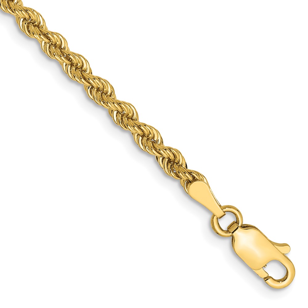 10k 2.75mm Regular Rope Chain (10K021S-7)