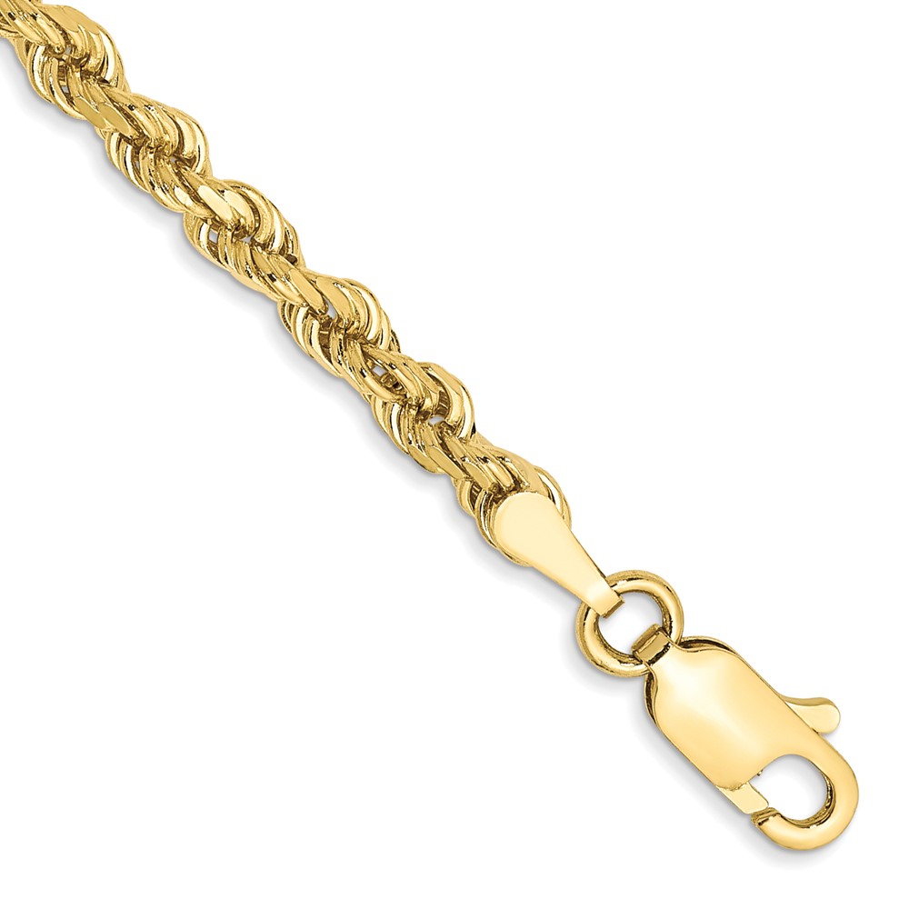 10k 3mm Diamond-cut Rope Chain (10K023-8)