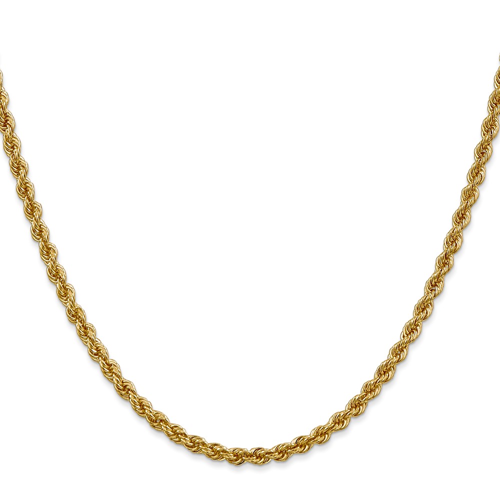 10k 3mm Regular Rope Chain (10K023S-22)