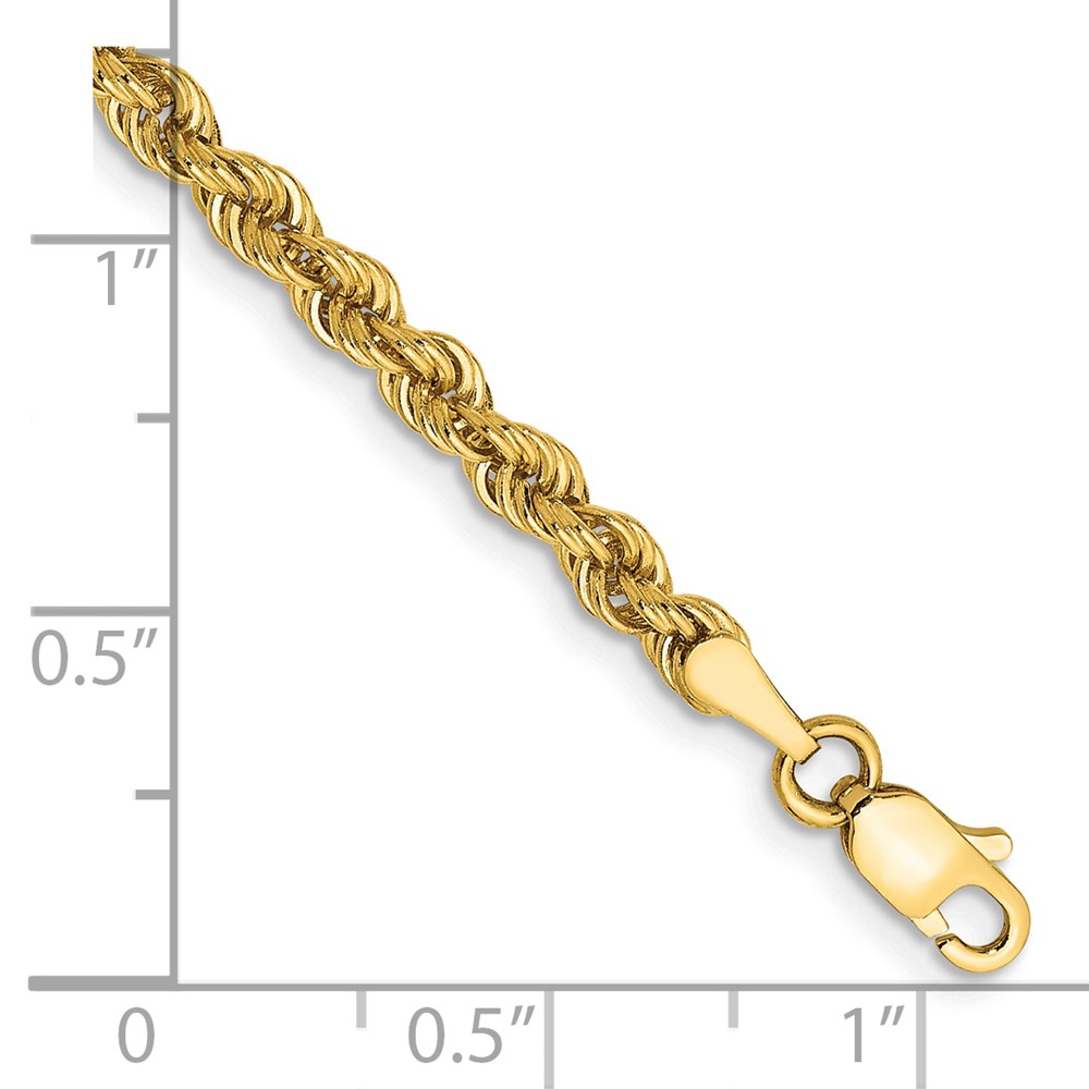 10k 3mm Regular Rope Chain (10K023S-7)
