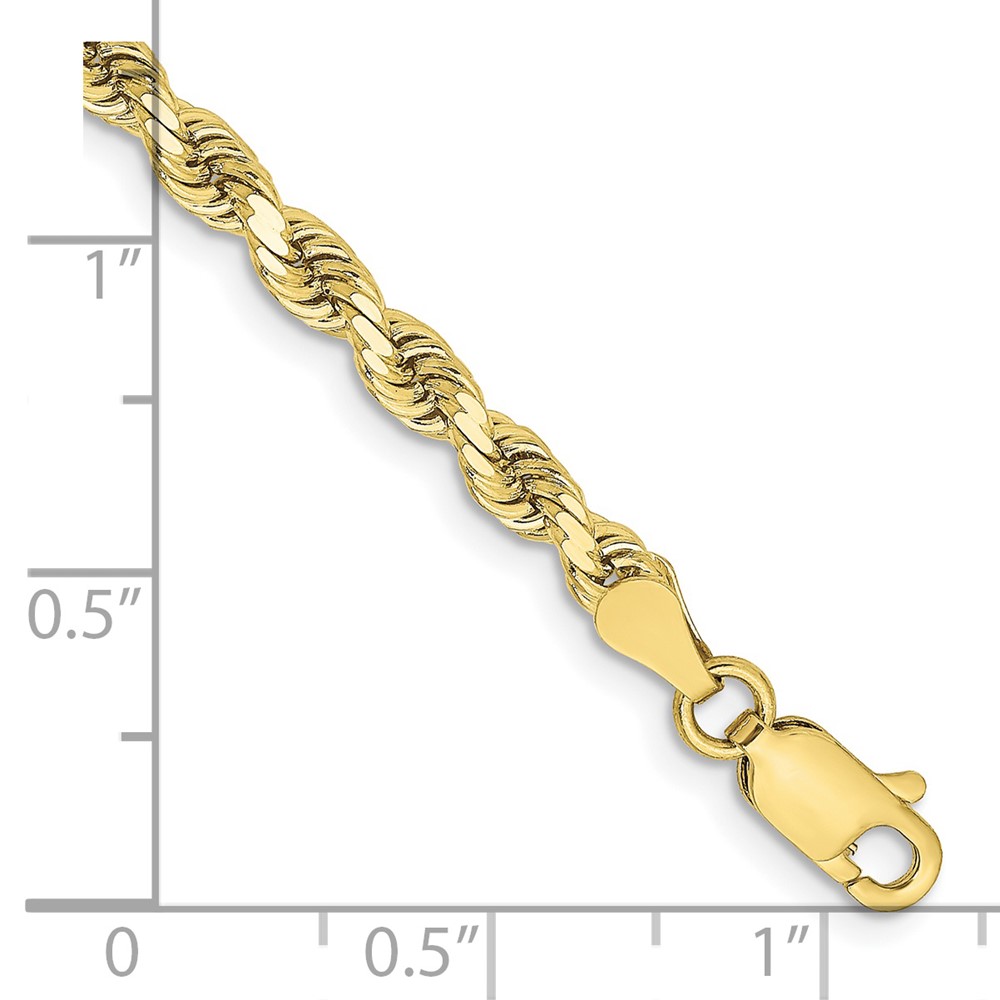 10k 3.25mm Diamond-cut Rope Chain (10K024-9)