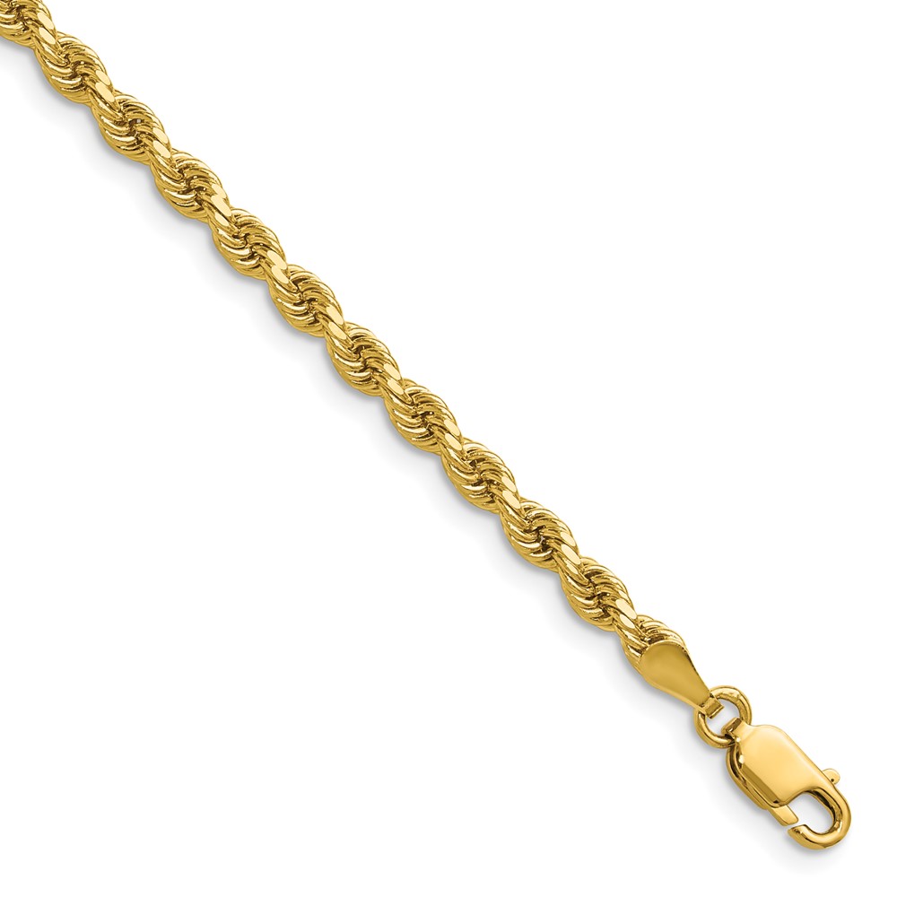 10k 3.25mm Diamond-cut Rope Chain (10K024-18)