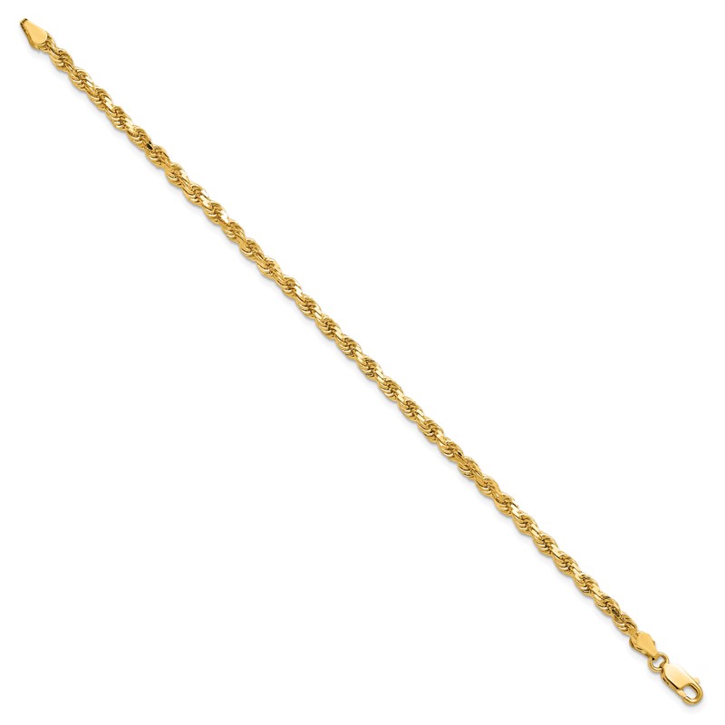 10k 3.5mm Diamond-cut Rope Chain