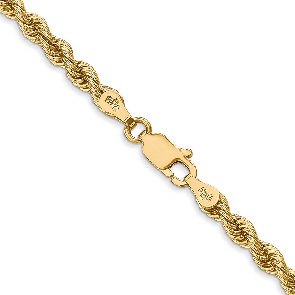10k 3.65mm Regular Rope Chain (10K025S-24)