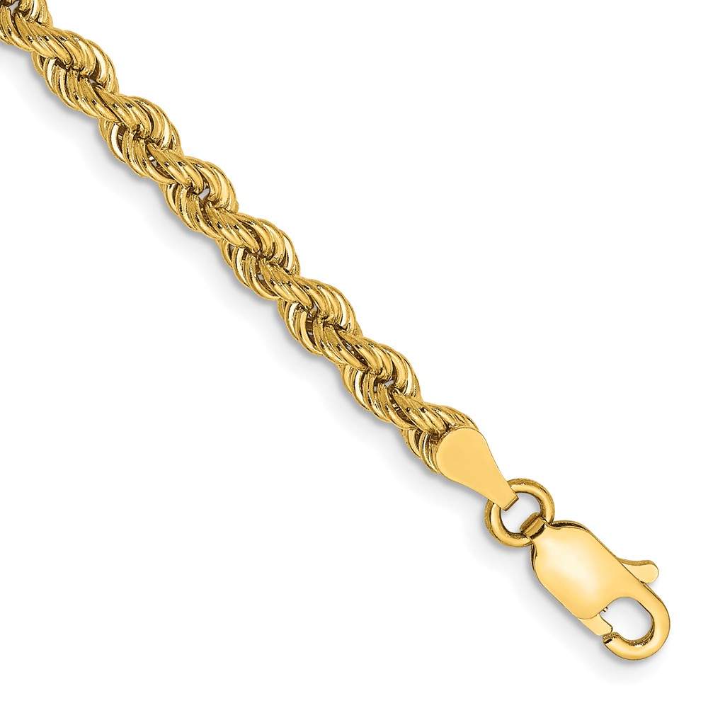 10k 3.65mm Regular Rope Chain (10K025S-7)