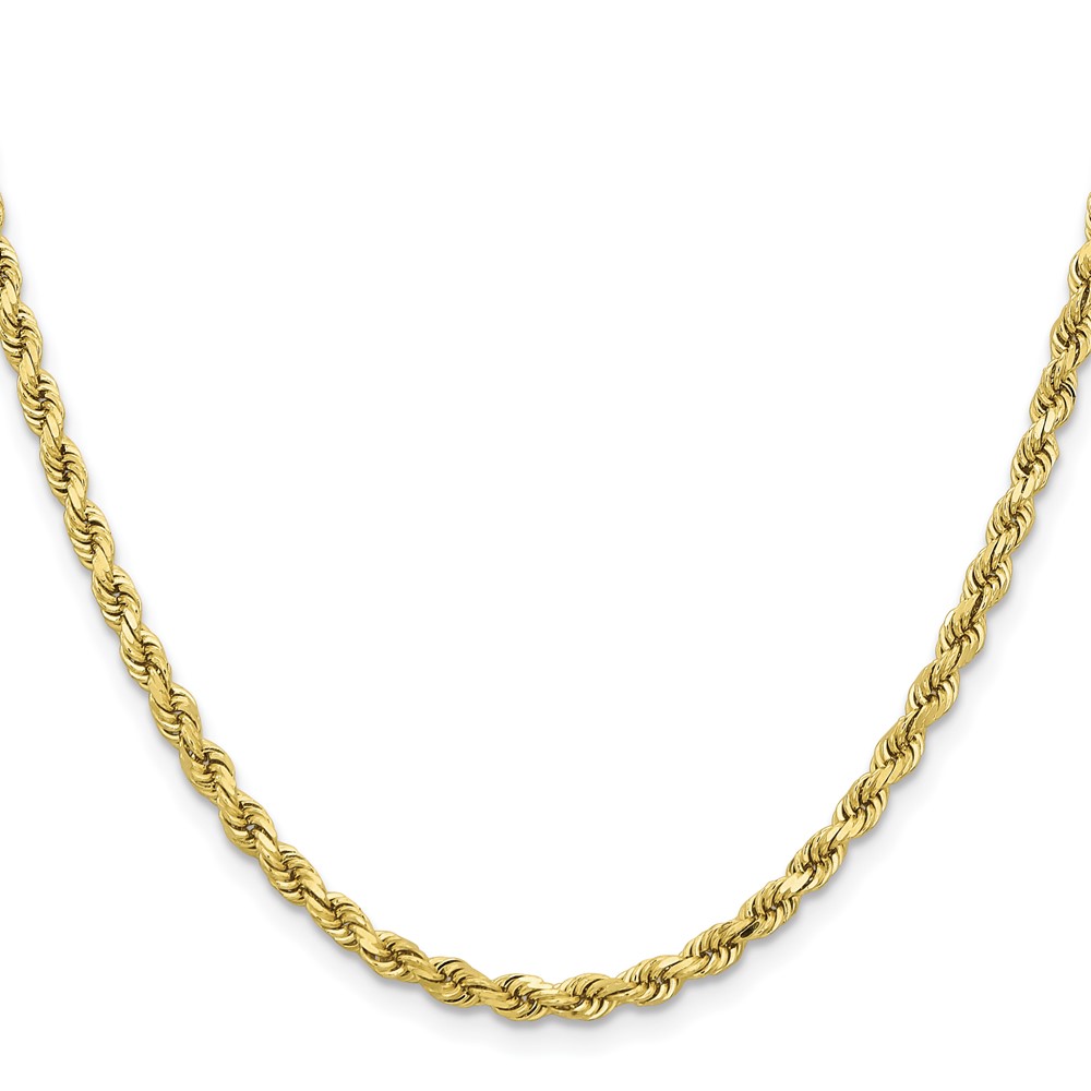 10k 3.75mm Diamond-cut Rope Chain (10K027-22)