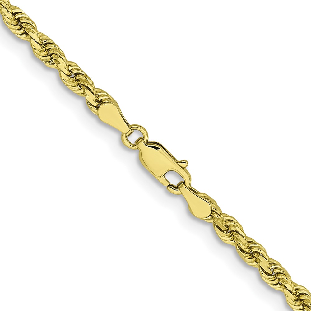 10k 3.75mm Diamond-cut Rope Chain (10K027-22)