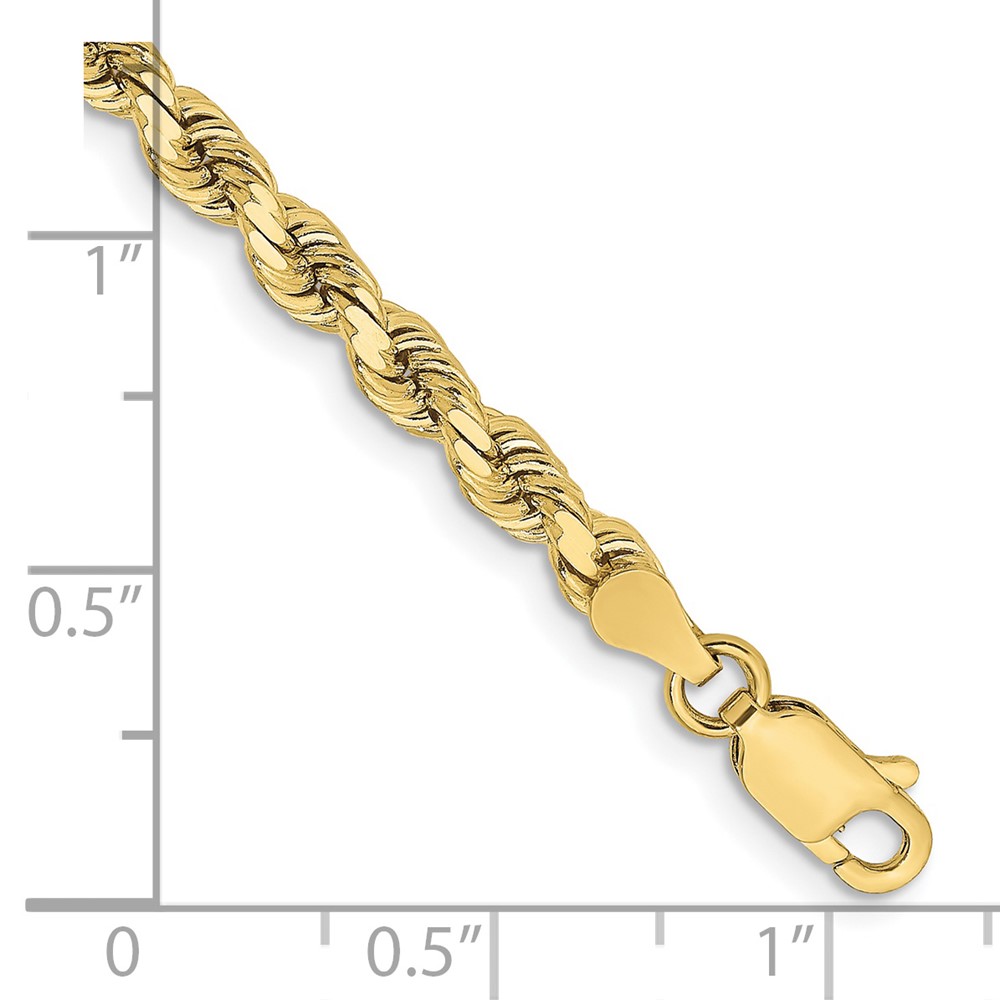 10k 3.75mm Diamond-cut Rope Chain (10K027-9)