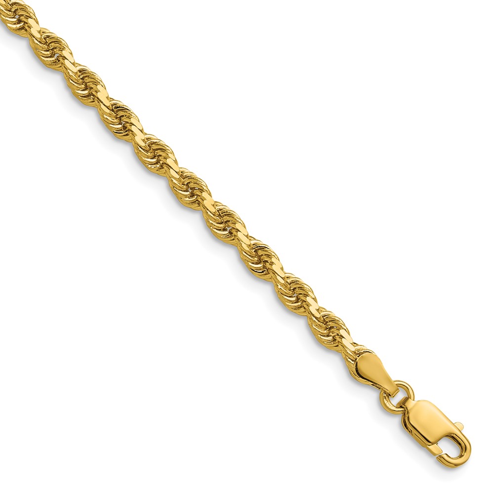 10k 3.75mm Diamond-cut Rope Chain (10K027-16)