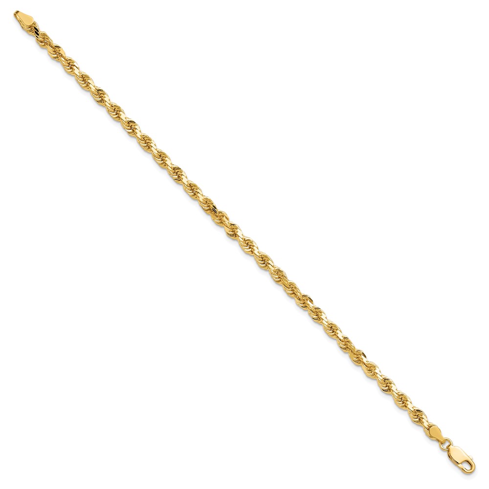 10k 4mm Diamond-cut Rope Chain (10K030-7)