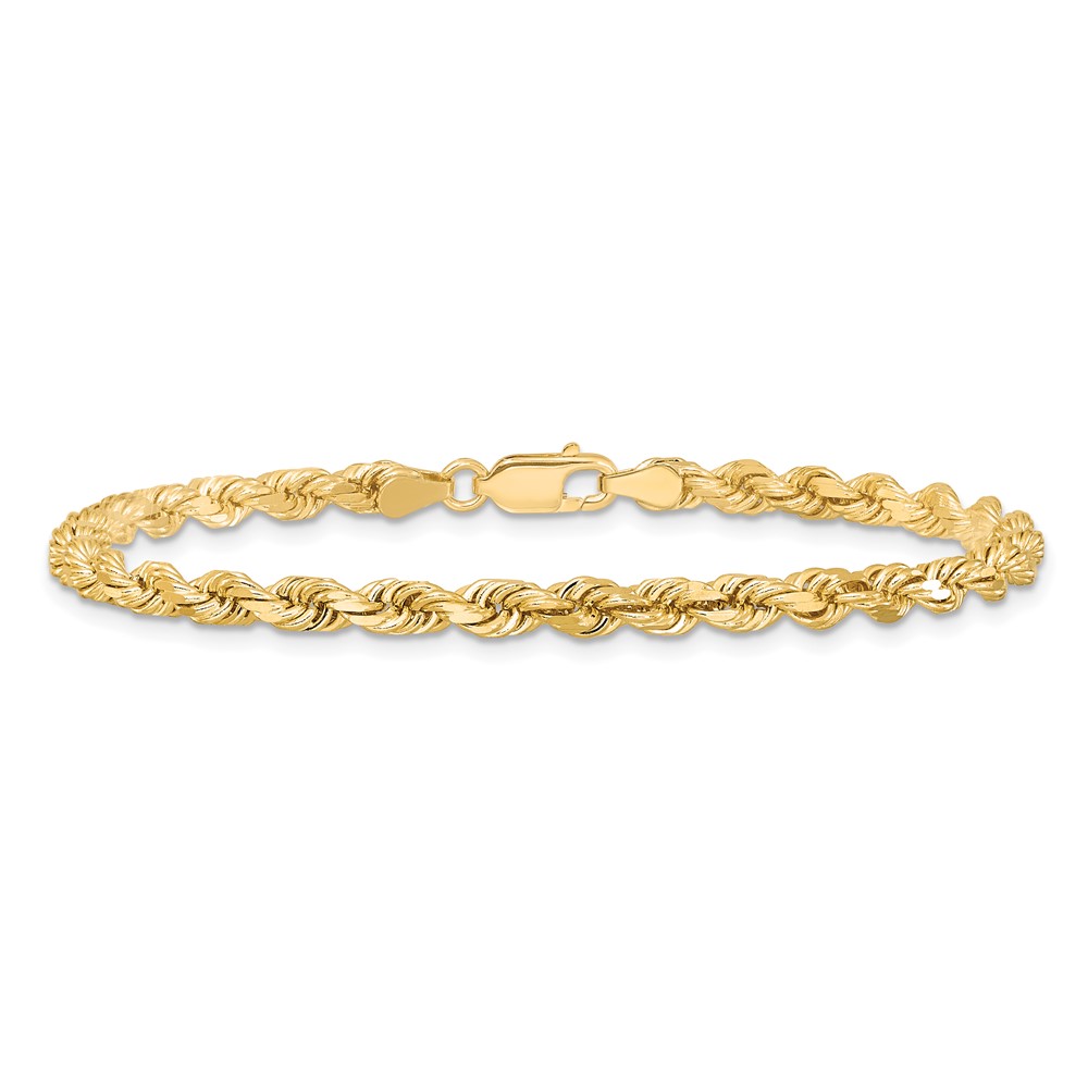 10k 4mm Diamond-cut Rope Chain (10K030-7)