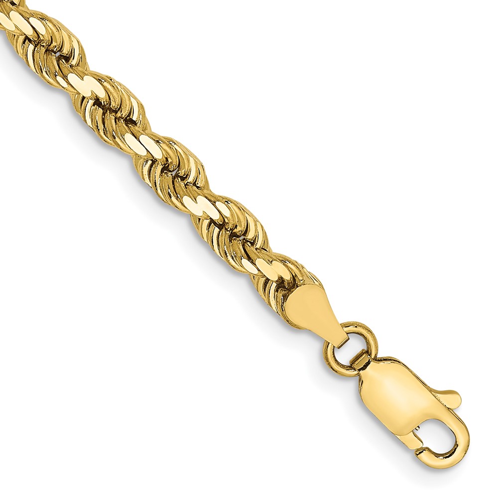 10k 4mm Diamond-cut Rope Chain (10K030-7)