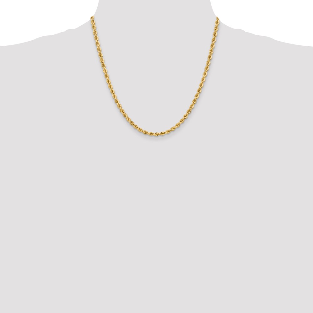 10k 4mm Regular Rope Chain (10K030S-20)