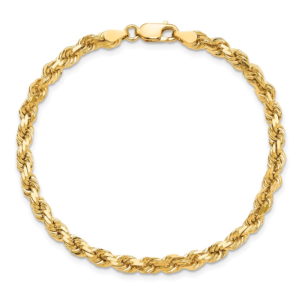 10k 4.25mm Diamond-cut Rope Chain (10K033-8)