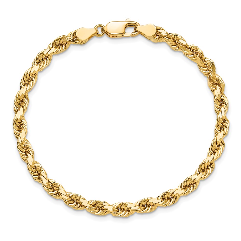 10k 4.5mm Diamond-Cut Rope Chain (10K035-9)