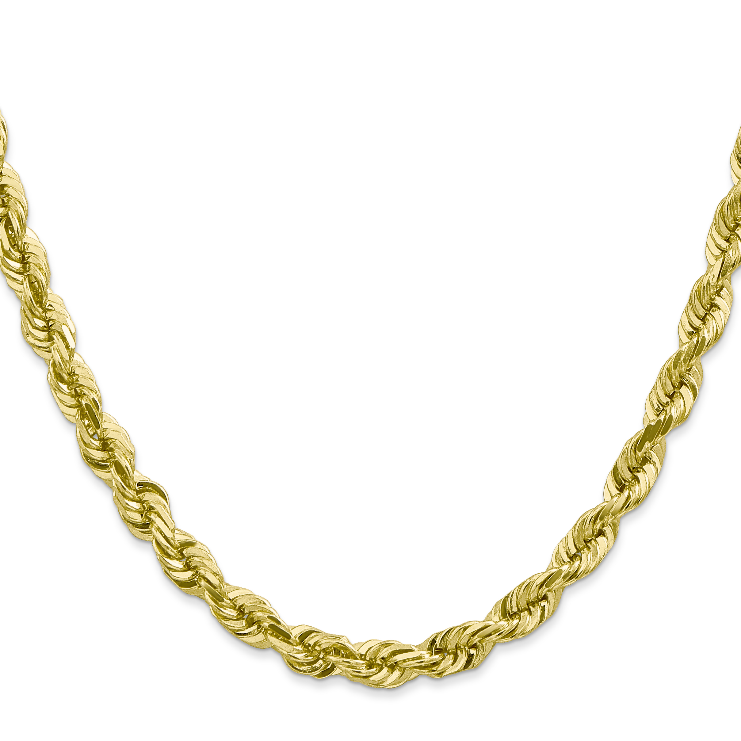 10k 5.5mm Diamond-cut Rope Chain (10K040-22)