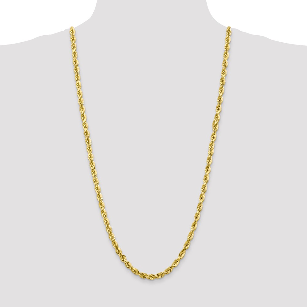 10k 5.5mm Diamond-cut Rope Chain (10K040-30)