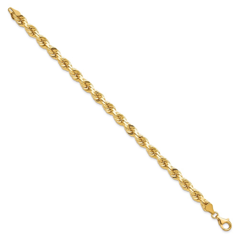 10k 6.5mm Diamond-cut Rope Chain (10K045-8)