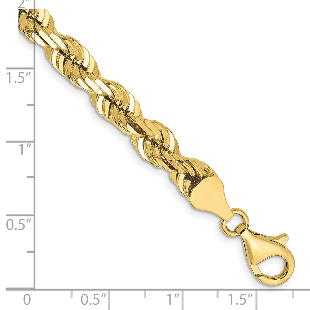 10k 6.5mm Diamond-cut Rope Chain (10K045-8)