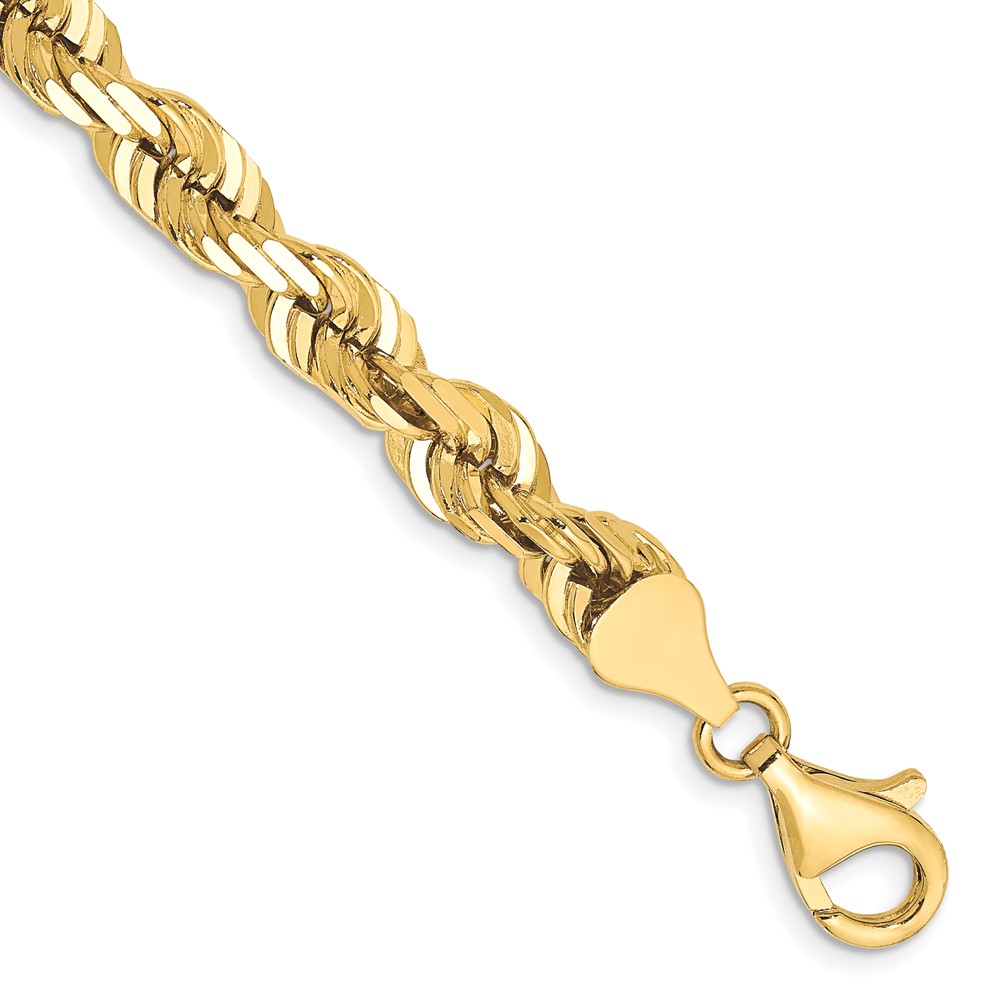 10k 6.5mm Diamond-cut Rope Chain (10K045-8)