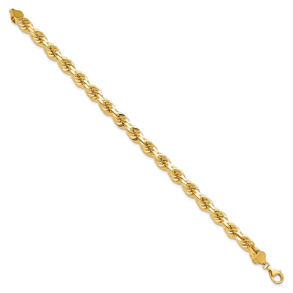 10k 8mm Diamond-cut Rope Chain (10K060-9)