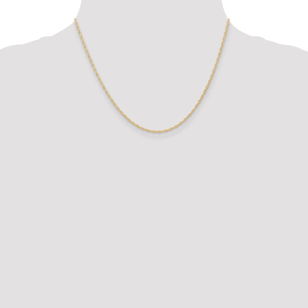 10k 1.35mm Carded Cable Rope Chain (10K10RY-18)
