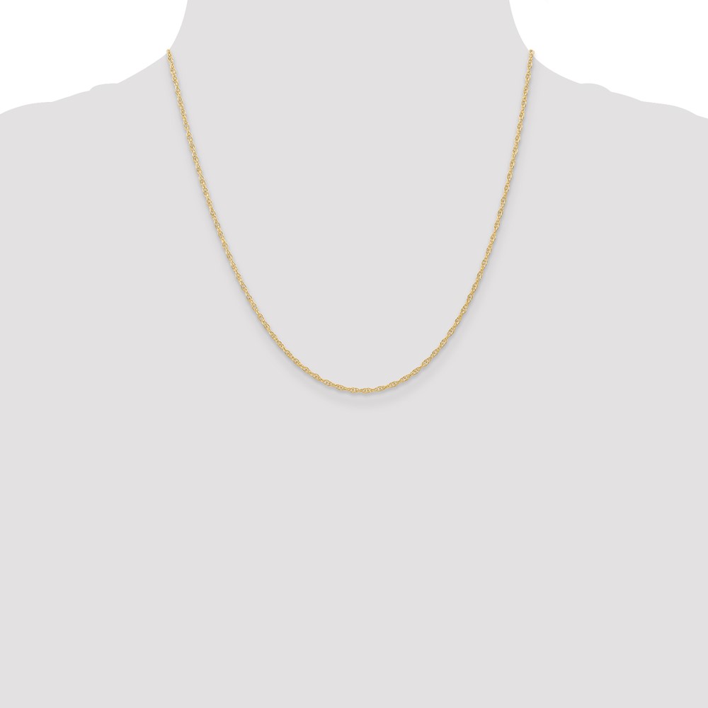 10k 1.35mm Carded Cable Rope Chain (10K10RY-20)