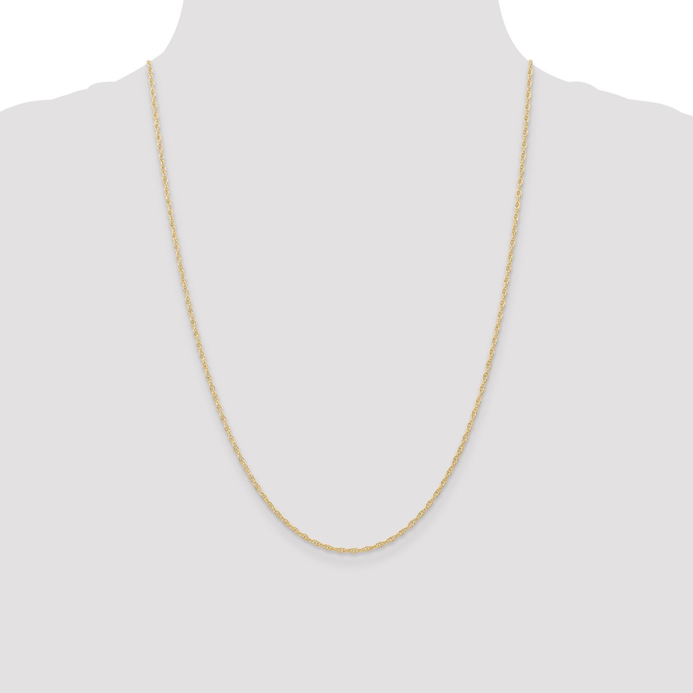 10k 1.35mm Carded Cable Rope Chain (10K10RY-24)