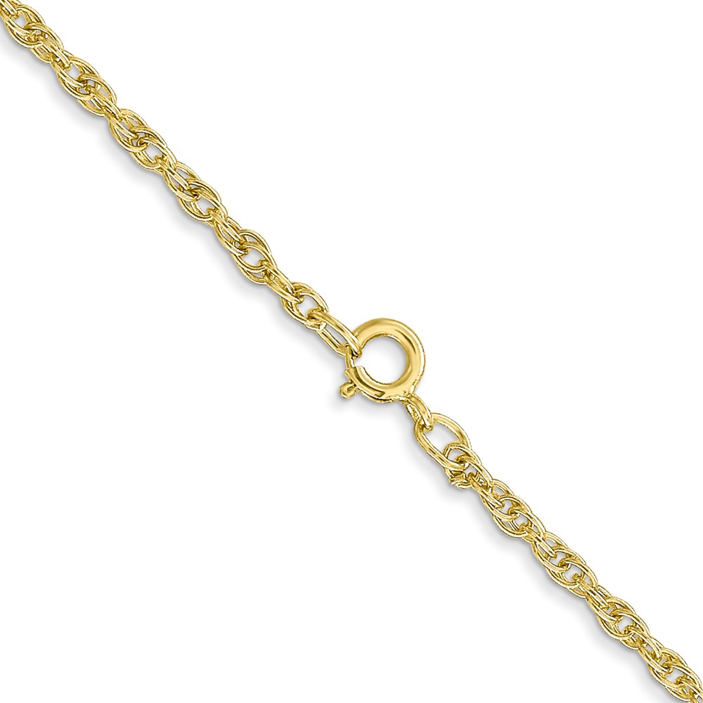 10k 1.55mm Carded Cable Rope Chain (10K11RY-20)